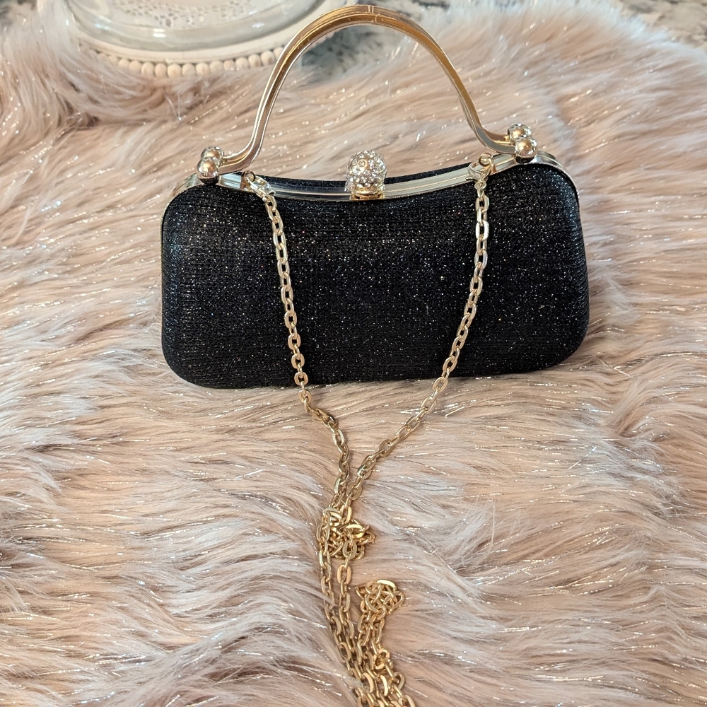 Elegant Black Evening Clutch